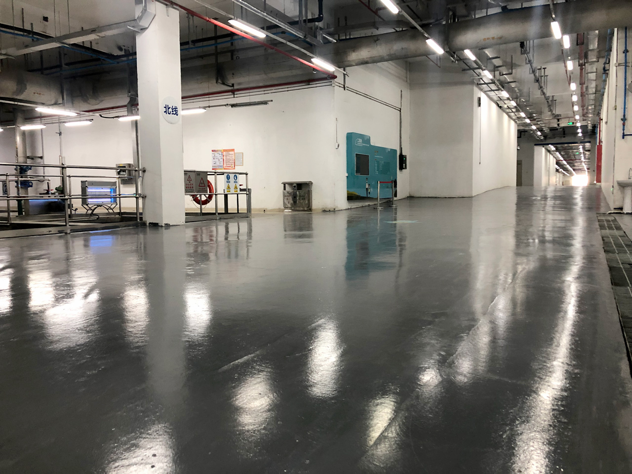 Guangzhou Shijing water purification plant - water-based floor paint